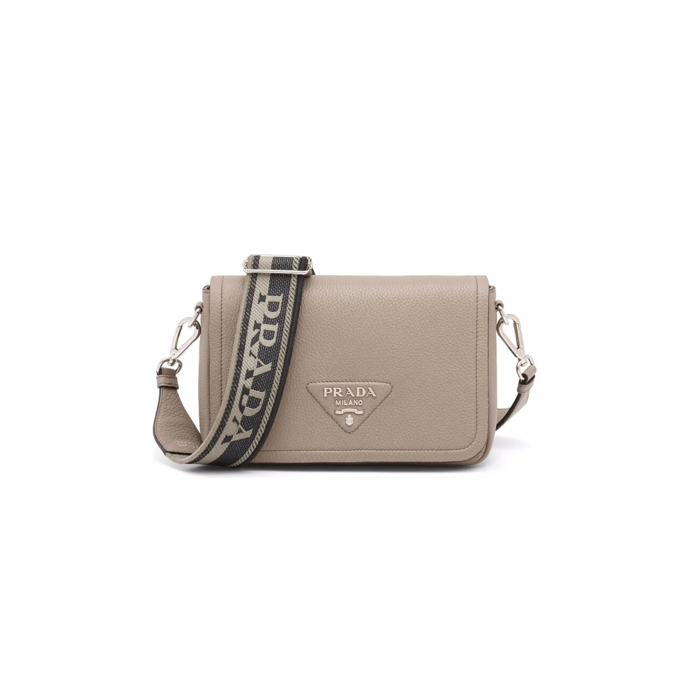 PRADA SMALL FLOU SHOULDER BAG 1BD314 (23*15.5*9cm)